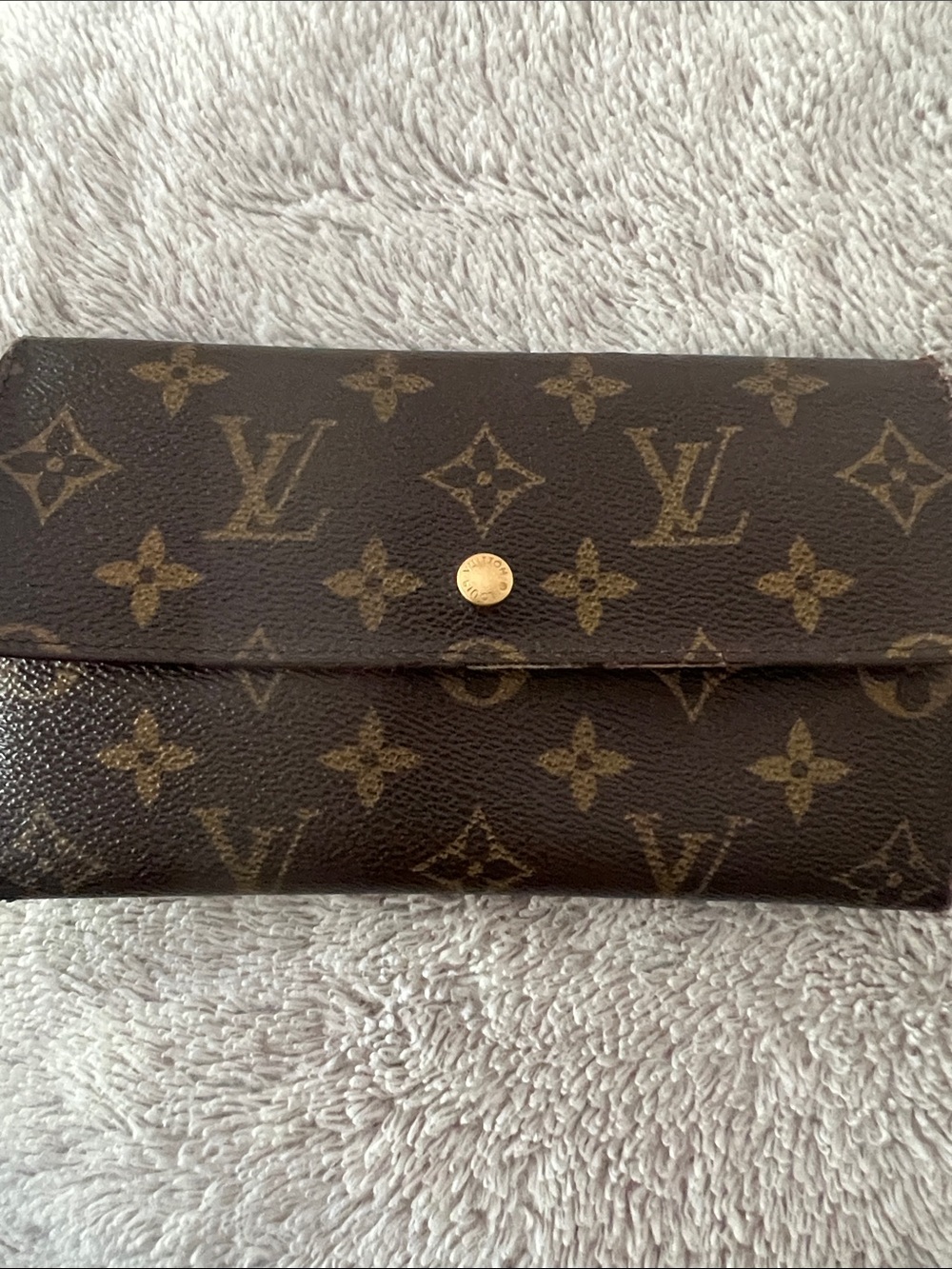Louis Vuitton Monogram Brown and Gold Continental Wallet Project